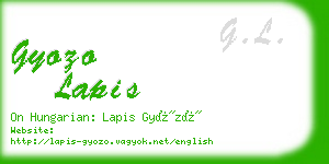 gyozo lapis business card